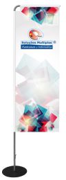 Clique para ampliar! - Indoor Flag Banner Straight Style 10 Exposure