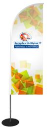 Clique para ampliar! - Indoor Flag Banner Round Style 08 Expoosure